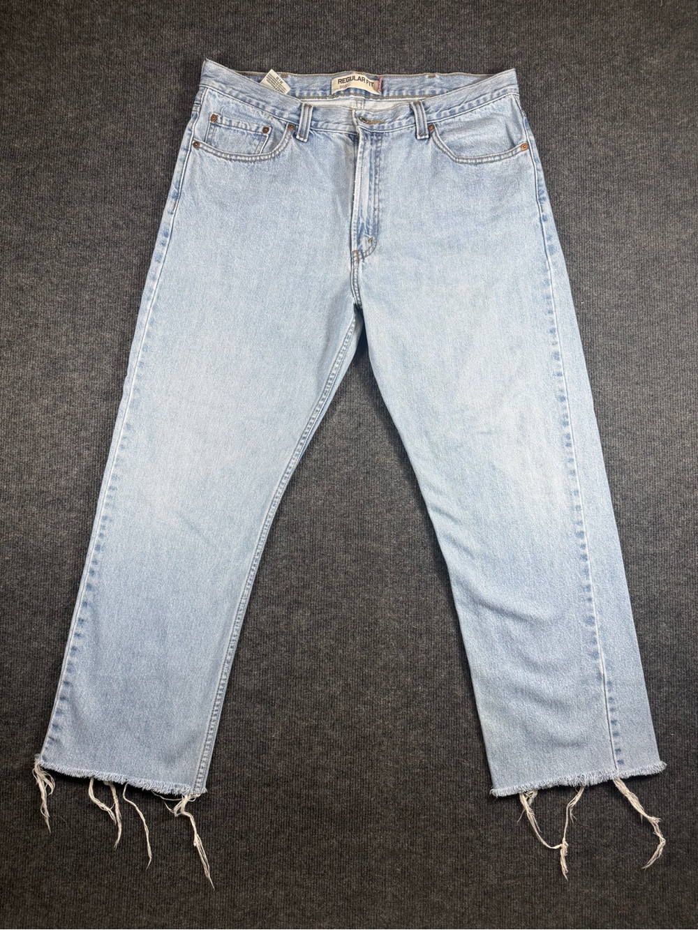 Levi's 505 Regular Fit Jeans 38x32 (Women Worn)